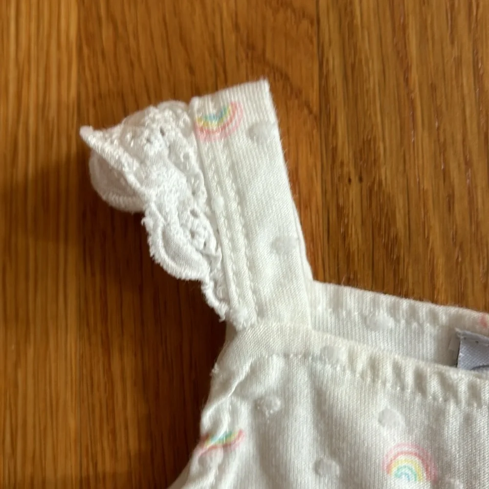 6-9M Rene Rofe Two Piece Rainbow Dress Set